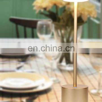 2021 New Modern Nordic Style Bar Lamp Rechargeable Dimmable LED Cordless Restaurant Hotel Table Lamp