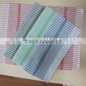 Poly-cotton check kitchen tea towel