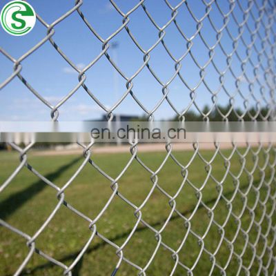 7 FT vinyl coated chain link fence cyclone wire fencing best price