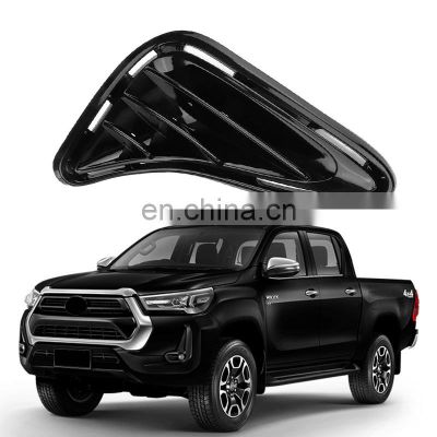 Pick UP Accessories Led Fog lamp cover sports type fog light body kit auto lamp cover frame for Toyota Hilux REVO 2021