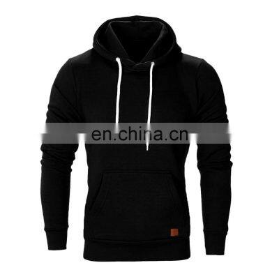 Customized sports hoodie brand men's drawstring long sleeve solid color men's jacket jacket sweatshirt