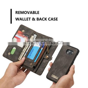 Mens Cell Phone Wallet for Samsung Galaxy S7 edge Wallet With Cell Phone Pocket