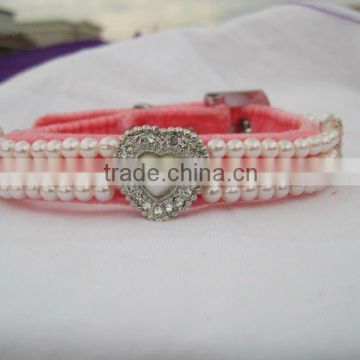 China wholesale rhinestone dog collar pet collar cat collar for latest product