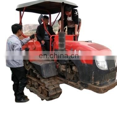 Tractor de granja de alta calidad, NF 90HP tractor de oruga de goma