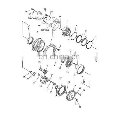 Excavator Travel Motor PC200LC-3 Final Drive PC200-3 Track Drive