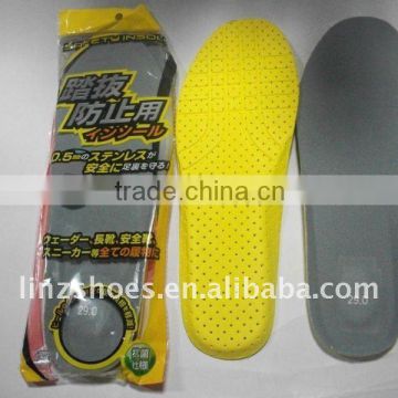 Steel movable insole