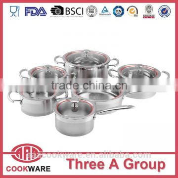 DW Dish washer safe Stainless steel cookware set