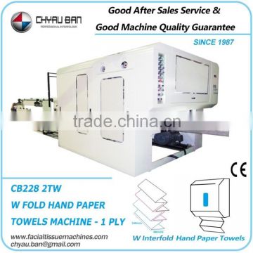 Europe CE Standard Mini Tidy W Interfold Paper Hand Towel Making Machine