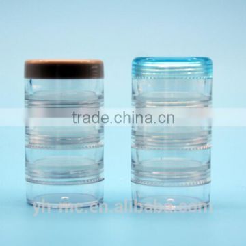 10g ps jar transparent dressing/Multilayer cream cans/Stacked cans