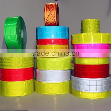 customized colors Reflective safety PVC Tape for clothes
