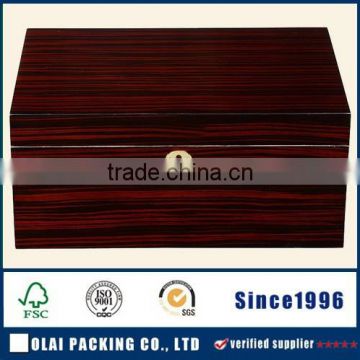 decent rectangular red cohiba packaging wooden box