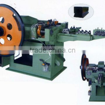 High speed roofing nail making machine