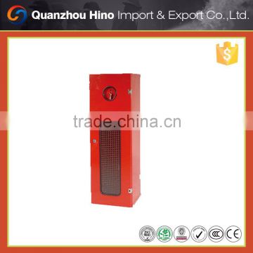 Fire resistant extinguisher cabinet with fire cabinet lock