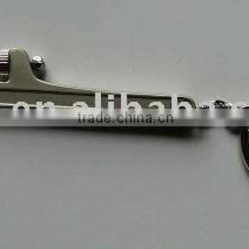 Pipe Wrench Metal Key chains, Pipe Wrench Shape Key chains, Pipe Wrench Key chains