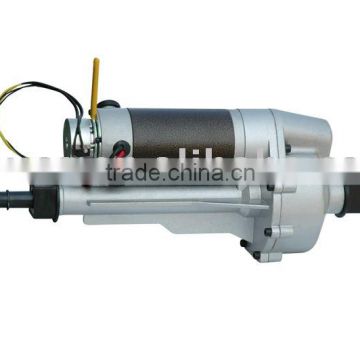 Electric DC gear motor transaxle