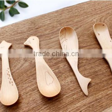 Animal-shape Wooden children spoon