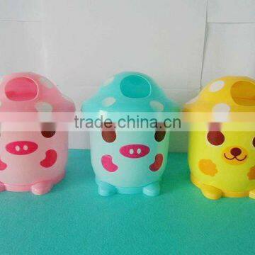 Mushroon shape table plastic garbage can