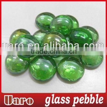 Garden Glass Pebbles/Polished Garden Glass Pebbles/Green Garden Glass Pebbles
