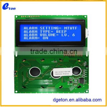 20 *4 STN Transmissive /white LED backlight/4.7-5.5V voltage LCD display module