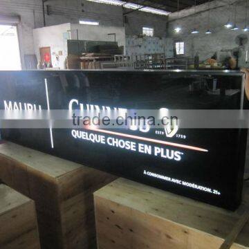 silk screen printing light box, external sucking sign box ,3D acrylic moulding signage,acrylic billboard outdoor