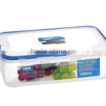 1800ml Leak-Proof microwave Feature Food Container Plastic with Lid China Factory