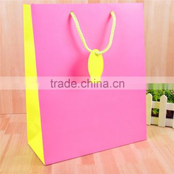 Luxury Custom Made Cheap Shopping Fashion Popular Hand Paper Bag