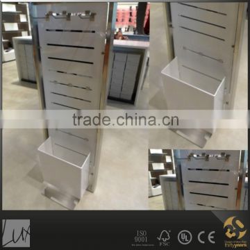 Metal accessories display rack,professional apparel shop designers