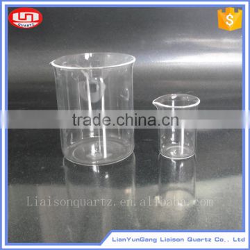 Customised Size quartz lab ware quartz glass beakers