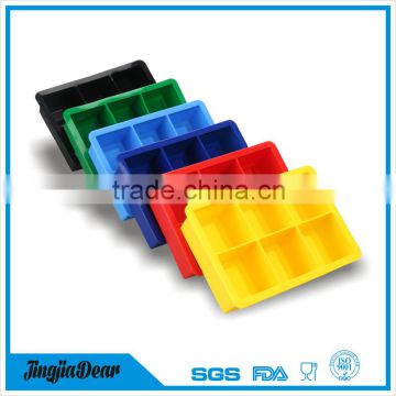 Silicone houseware fancy personalized ice cube tray