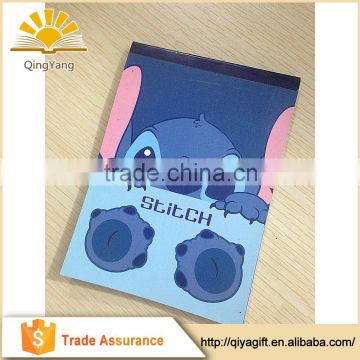 Stitch mini notebook promotional notepad in memo pads printing
