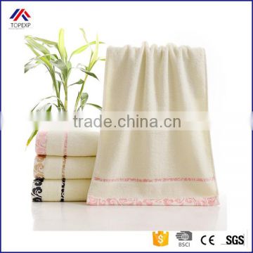 New Arrival 100% cotton thick soft 34x75cm bath face towel for adults