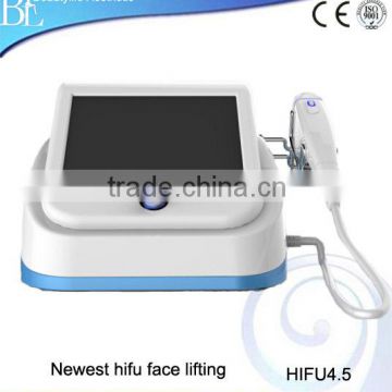 Pigment Removal Hifu Face And Neck Lift Skin Tightening Machine 4MHZ