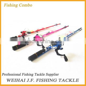 Various Colors Fishing Rod and Reel Combo