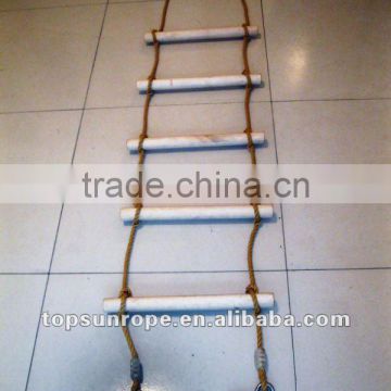 wooden rope ladder