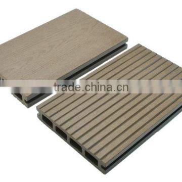 green material wpc hollow decking floor for garden use