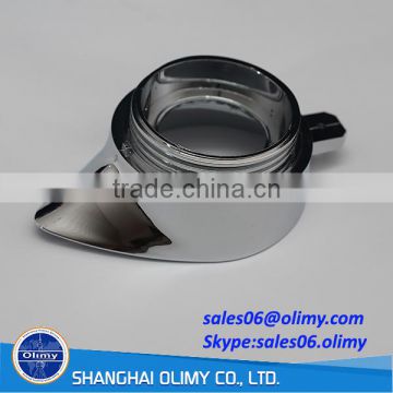 Plastic injection parts ABS trivalent chrome plated Cap