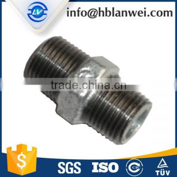 Names pipe fittings oil and gas nipple Malleable Iron Pipe Fittings
