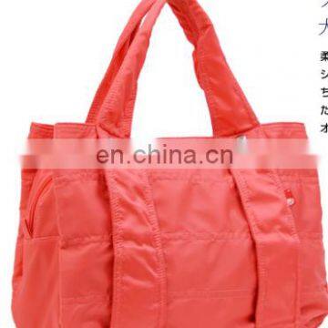 Wholesale nylon and drawstring shopping tote bag in stock from factory