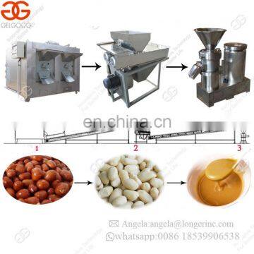 Industrial Small Scale Full Automatic Peanut Paste Processing Equipment Peanut Sesame Butter Plant Production Line For Sale