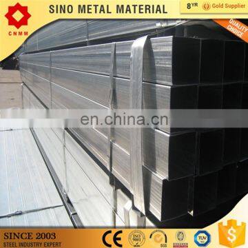 2.5 inch steel galvanized square pipe galvanized square steel tube for building material carbon galvanized steel pipes