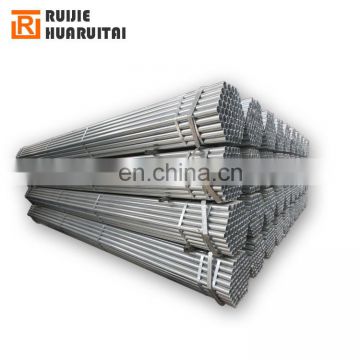 3m-12m length Galvanized steel pipes Hollow section round tube 25mm diameter 48mm Dia 60mm OD