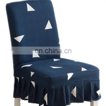 fashionable spandex chair cover Christmas Decor Removable Chair Cover Waterproof Dining Chair Cover