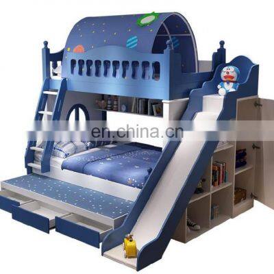 Health protection Kids bunk beds solid wood fresh furniture children bedroom sets