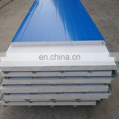 50mm thick 950mm wide eps sandwich panel with side steel exported to melbourne