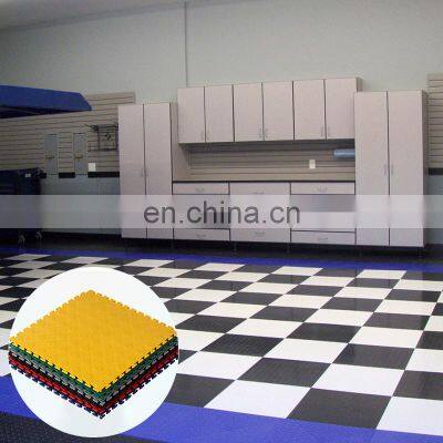 CH Excellent Quality Multi-Used Multifunctional Solid Vented Drainage Easy To Clean 40*40*0.6cm Garage Floor Tiles