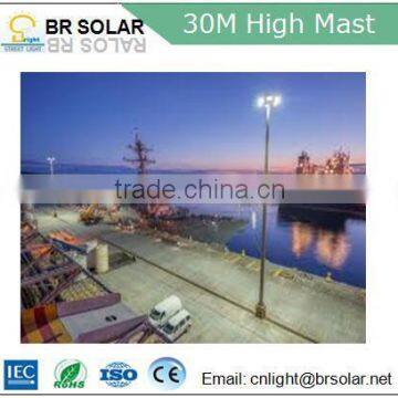 15M 18M 30M eletric appliance control device high mast lighting with telescopic mast