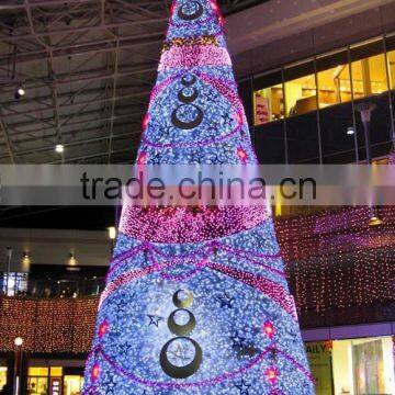 New style 30 feet big christmas trees for shopping centre