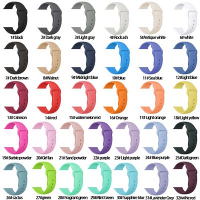 Wholesale Price Sport Watch belt Watch Band Silicone Watches Strap for Apple for iWatch 6 SE 38MM 40MM 42MM 44MM Series 5
