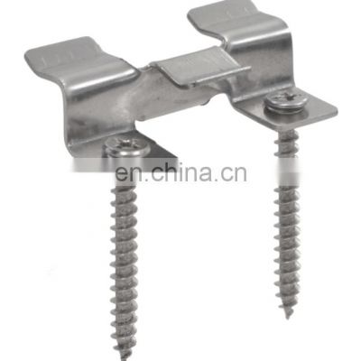 High Quality Resistant WPC Stainless Steel Stamping Decking Clip Part