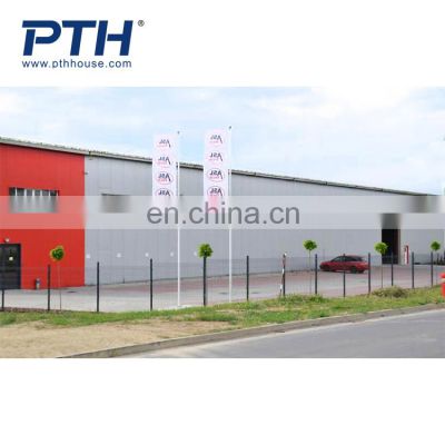 Prefabricated Steel Structure Warehouse Hot Rolled Steel Frame Building High Quality Construction
